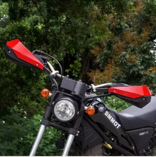 Cubremanetas Universal Rojo/Carbono