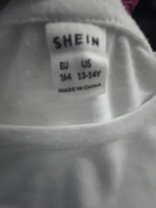 Camiseta Manga Corta Gris y Blanca