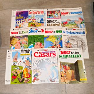 Comics Astérix - Castellano, Euskera, Alemán...