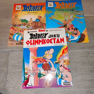 Comics Astérix - Castellano, Euskera, Alemán...