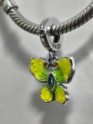 Charm Mariposa Esmaltada Plata 925