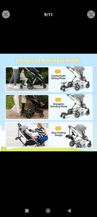 BUGGY BOARD LED, ASIENTO ADAPTADOR HERMANO MAYOR