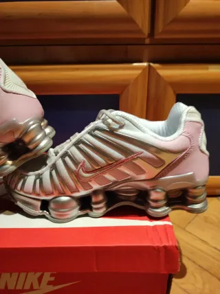 Nike Shox TL Talla 38 Rosas y Grises