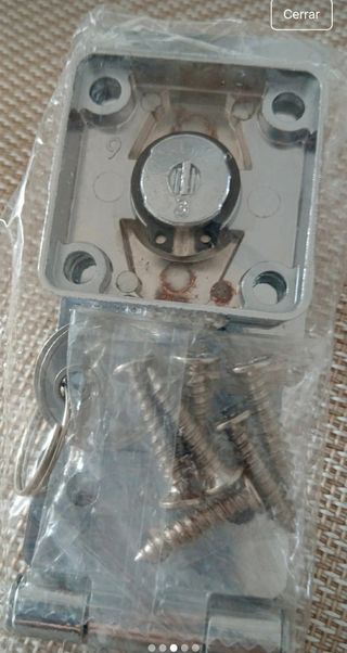 Cerradura para armario con llave