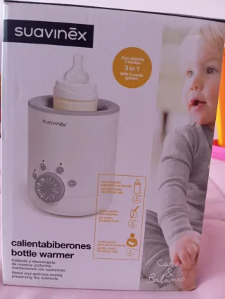 Calienta biberones Suavinex blanco