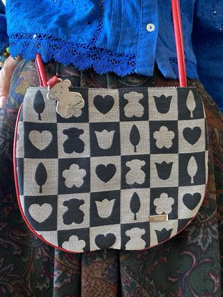 Bolso Tous Tulipán Negro Multicolor