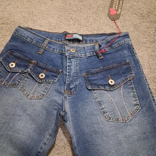 Y2k Vaqueros donna Vintage flared Low-rise