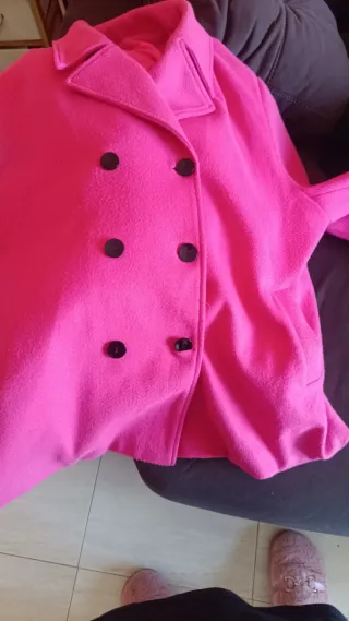 Chaquetón de entretiempo rosa