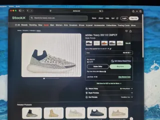 Adidas Yeezy 350 V2 slate panda