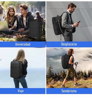 Mochila Taygeer Viaje Cabina Avion 40x30x20