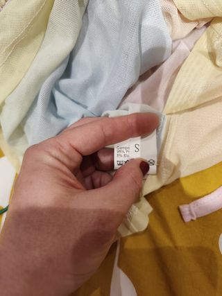 Mono corto semitransparente multicolor