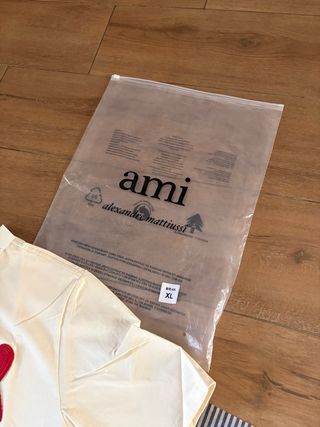 Camiseta Ami Paris Beige XL