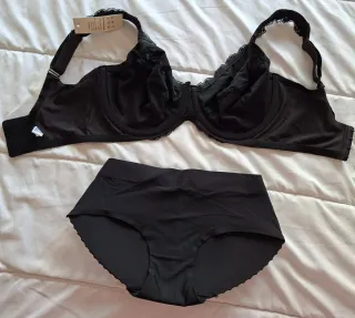 Conjunto Lencería Negro Talla M sin estrenar