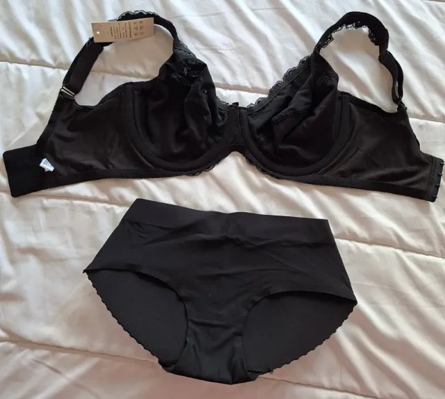 Conjunto Lencería Negro Talla M sin estrenar