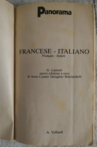 Dizionario francese italiano