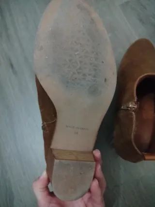 Botas marrones tobilleras