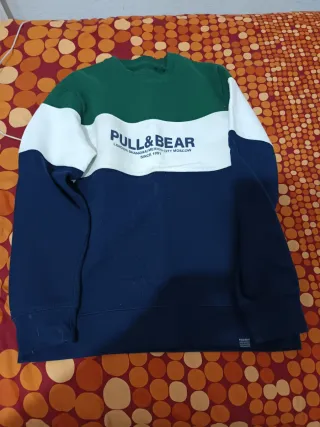 Sudadera Pull&Bear Hombre Tricolor