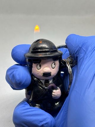 Lote 2 accendini vintage: Chaplin + accendino