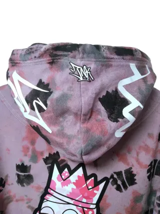 Sudadera Jeankee Camo Rose Custom Hoodie Talla L