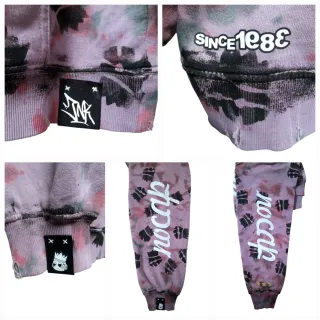 Sudadera Jeankee Camo Rose Custom Hoodie Talla L