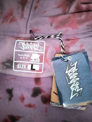 Sudadera Jeankee Camo Rose Custom Hoodie Talla L