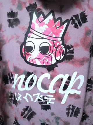 Sudadera Jeankee Camo Rose Custom Hoodie Talla L