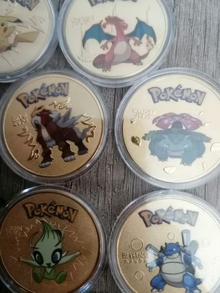 Monedas Pokemon Coleccionables