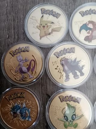 Monedas Pokemon Coleccionables