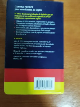 Diccionario OXFORD POCKET. Español-Inglés