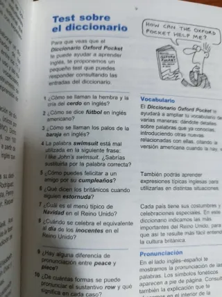Diccionario OXFORD POCKET. Español-Inglés