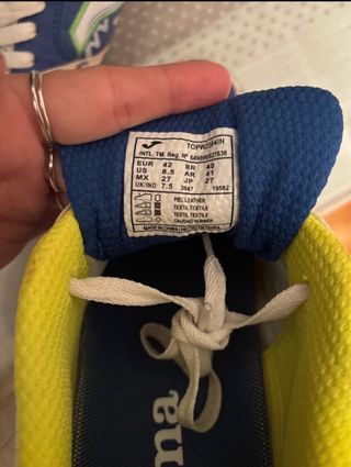 Zapatillas Fútbol Sala Joma Azul/Verde