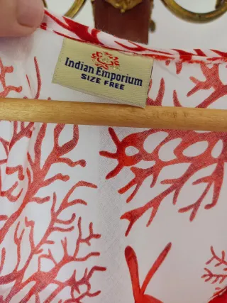 Vestido Verano Coral y Estrellas de Mar