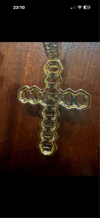 Cruz Oro Laminado 14K