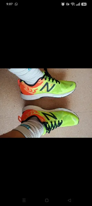 Zapatillas New Balance 1500v6 Verde/Naranja