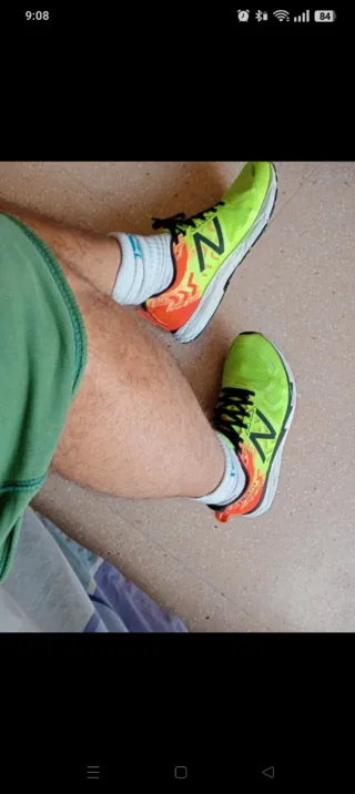 Zapatillas New Balance 1500v6 Verde/Naranja