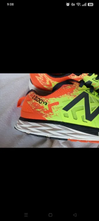 Zapatillas New Balance 1500v6 Verde/Naranja