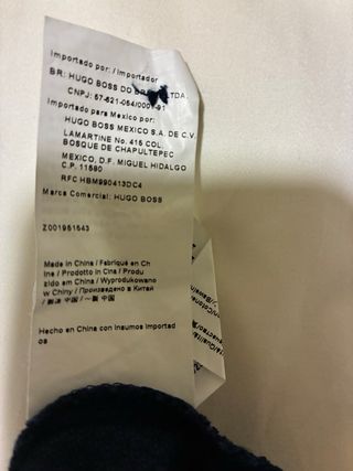 Polo Boss Azul Talla XL