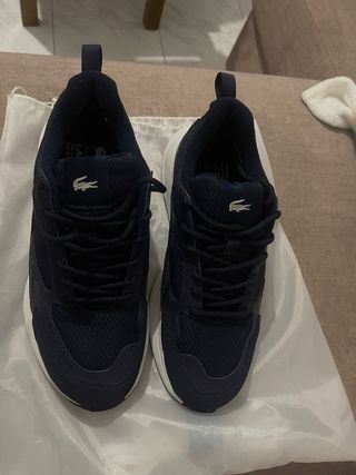 Zapatillas Lacoste Azul Marino y Blanco NUEVAS!!