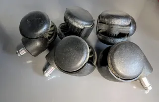 Ruedas para silla de oficina (5 unidades)
