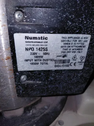 Pulidora Abrillantadora Numatic NPO 145S