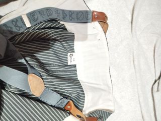 Traje corto campero gris