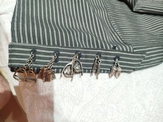 Traje corto campero gris