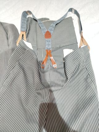 Traje corto campero gris