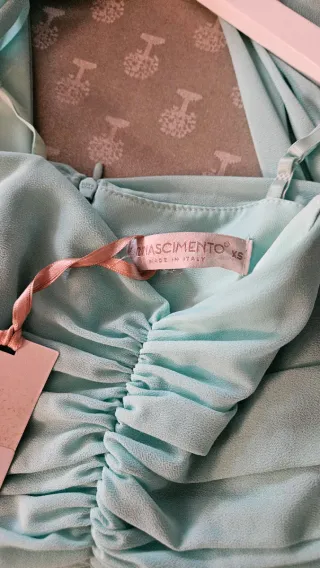 Vestito lungo  Rinascimento taglia XS turchese