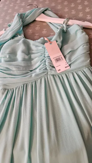 Vestito lungo  Rinascimento taglia XS turchese