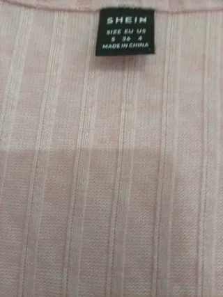 Vestido SHEIN rosa talla única