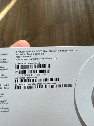 Apple Watch SE 3 44mm NUEVO