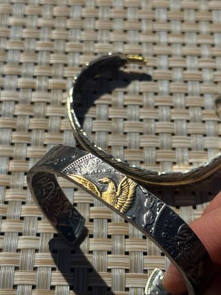 3 Brazaletes Acero Inoxidable