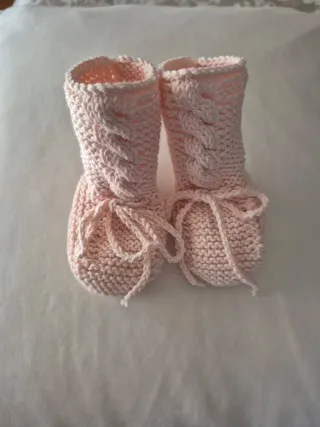 Patucos altos algodón 1-3 meses