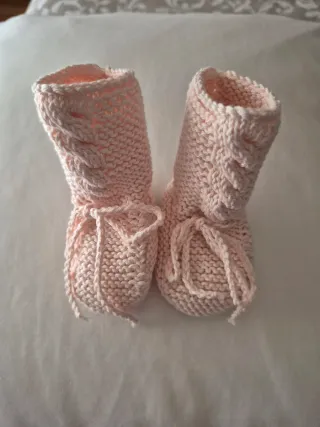 Patucos altos algodón 1-3 meses